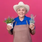 grandma organic gardening Czech traditional
