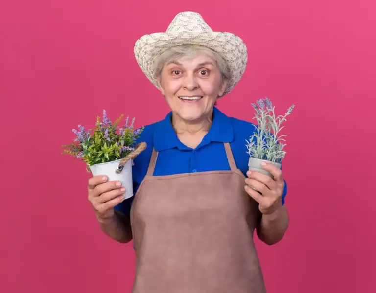 grandma organic gardening Czech traditional