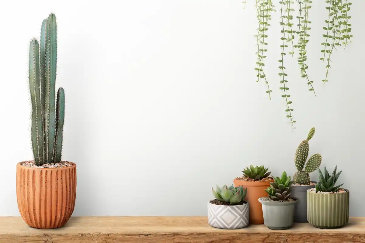 cactus bedroom interior modern cozy house