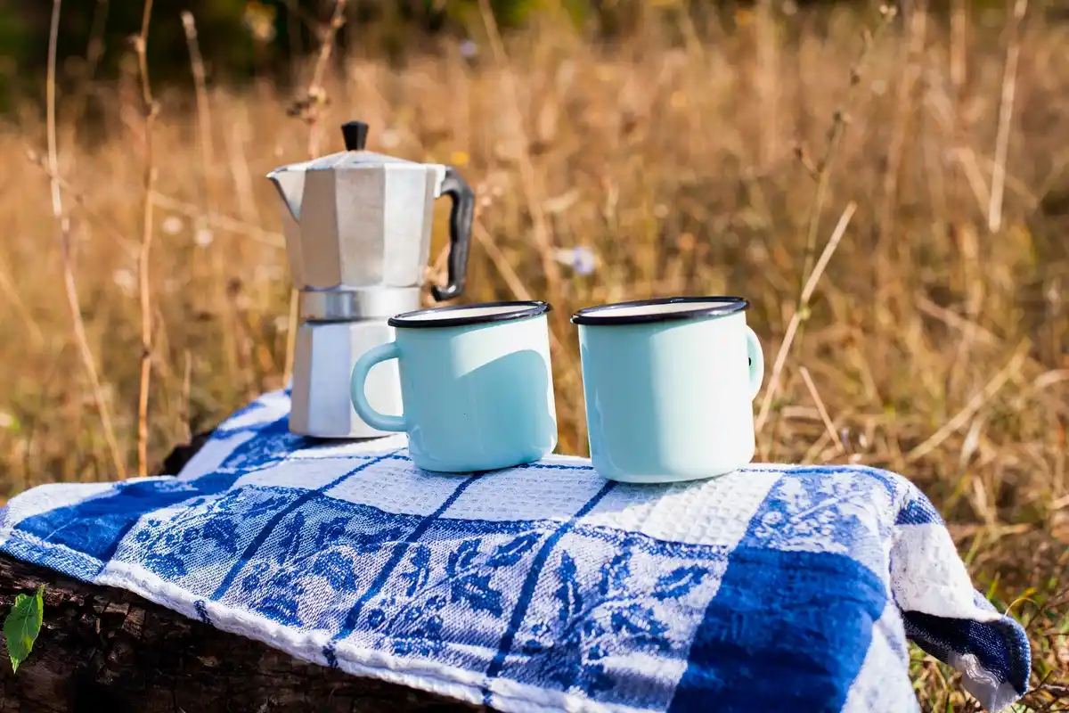 coffee grounds on grass lawn gardening czech republic