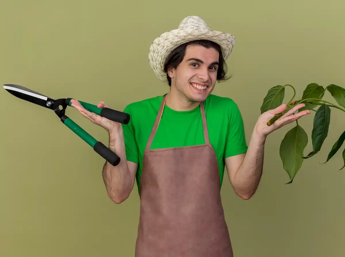 Czech gardener using affordable garden tool