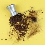 used coffee grounds stop mold kitchen
