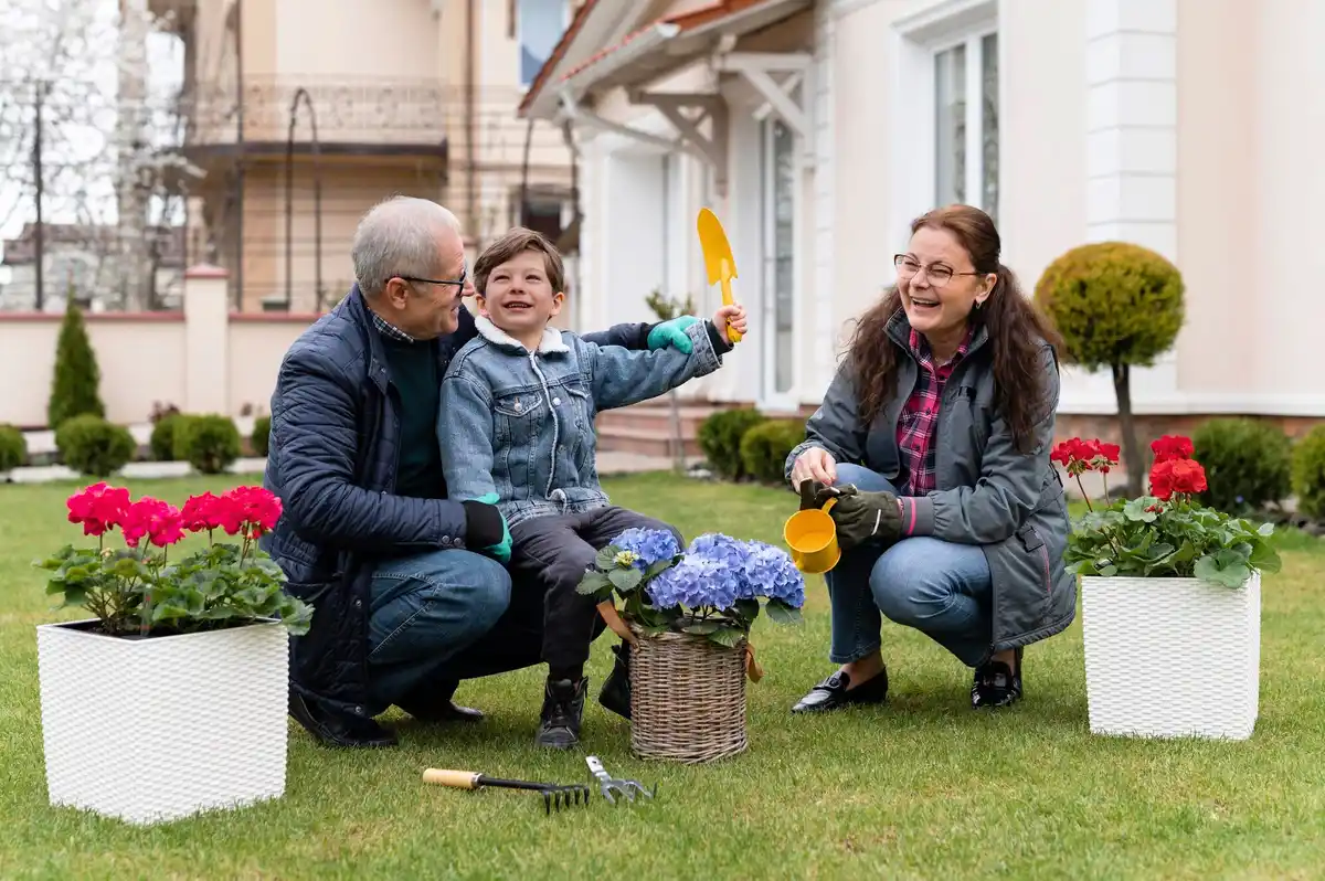 senior gardening joy czech village