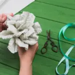 reuse old pantyhose for plants