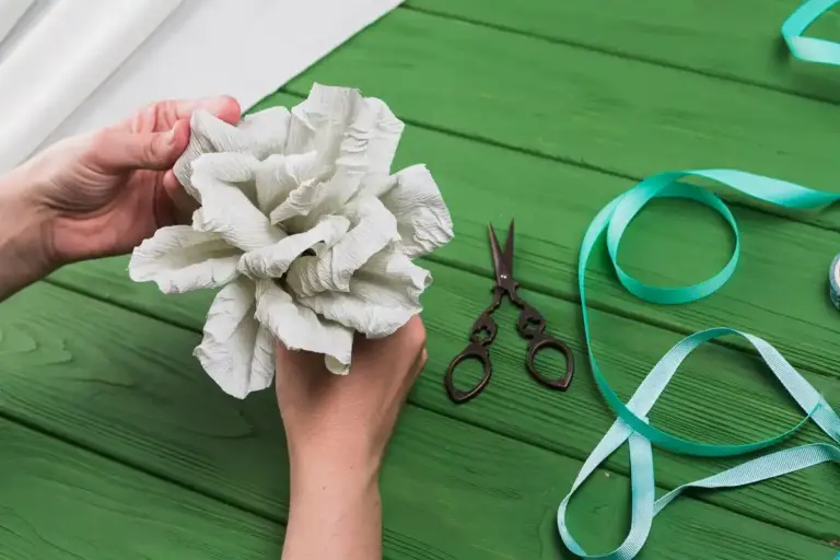 reuse old pantyhose for plants