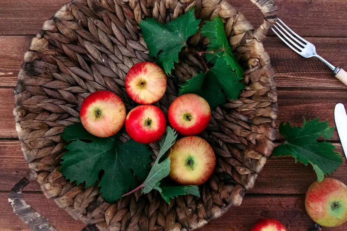 old apples traditional varieties orchard wooden crate