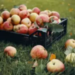 czech apple orchard home garden autumn harvest