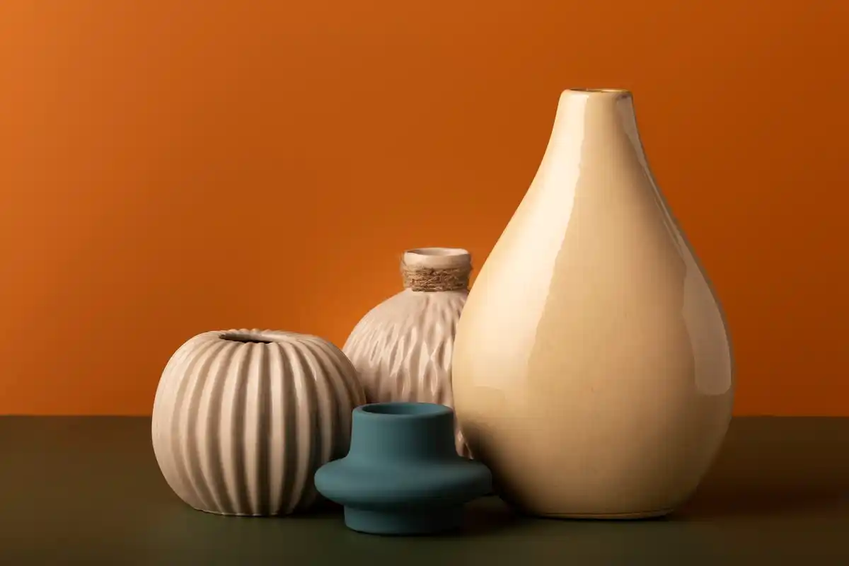 stylish ceramic pots for indoor plants interior minimalism