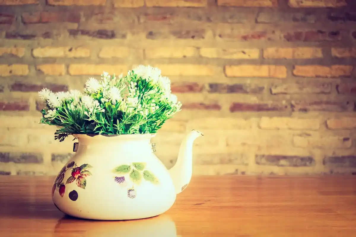 upcycled plant pot ideas repurposed kitchen containers flowers