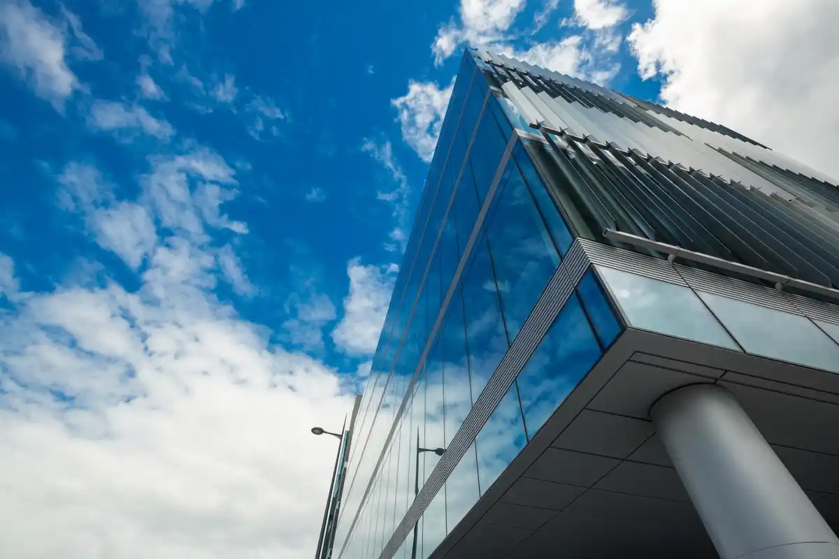 modern polycarbonate architecture exterior city building