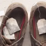 Dejte sáček čaje do bot přes noc: Zápach zmizí a kůže se obnoví