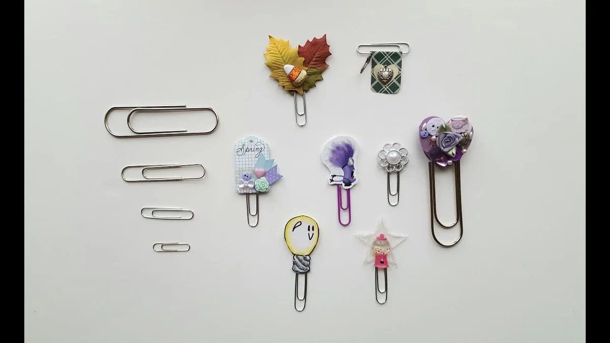 Použijte kancelářské sponky pro dokonalý okraj při malování.