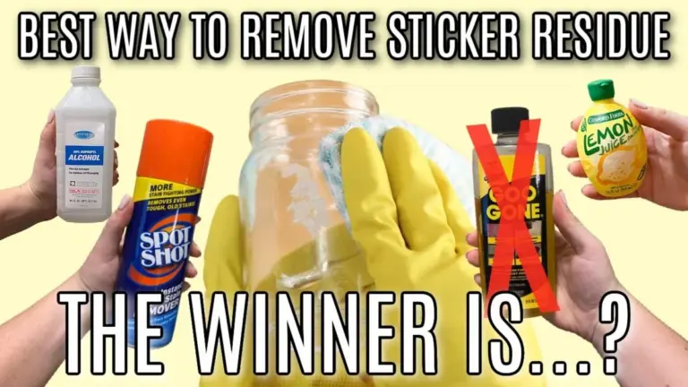 Použijte obyčejnou žvýkačku k odstranění nálepek bez chemikálií.