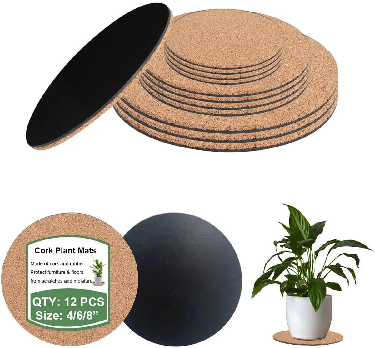 Proč dát korkový podtácek pod květináče? Jednoduchý trik chrání váš nábytek - image 2