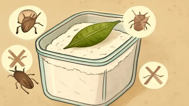 Vložte bobkový list do mouky: 100 let starý trik proti škůdcům.