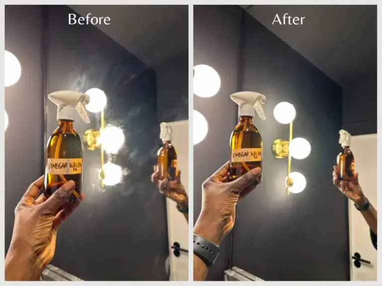 Zrcadlo a ocet: Trik pro dokonalou koupelnu bez šmouh