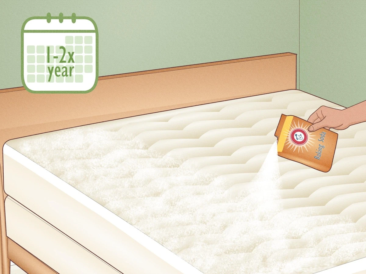 Jedlá soda na matraci přes noc: Hotelový trik pro svěží ložnici