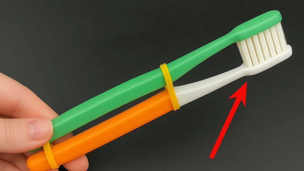 Obyčejný kartáček na zuby odstraní šmouhy z nerezové oceli - image 1