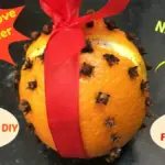 Pomeranč a hřebíček: přírodní osvěžovač vzduchu, který vydrží týden.