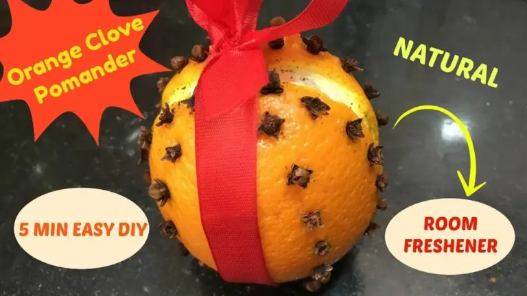 Pomeranč a hřebíček: přírodní osvěžovač vzduchu, který vydrží týden.