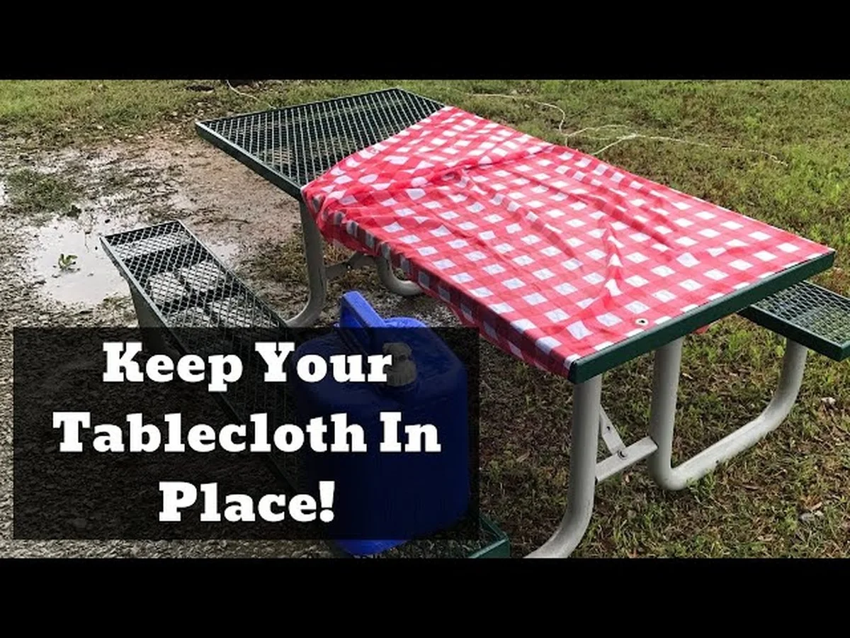 Použijte kancelářské sponky na ubrusy: Geniální způsob jak je udržet na místě za větrného dne - image 2