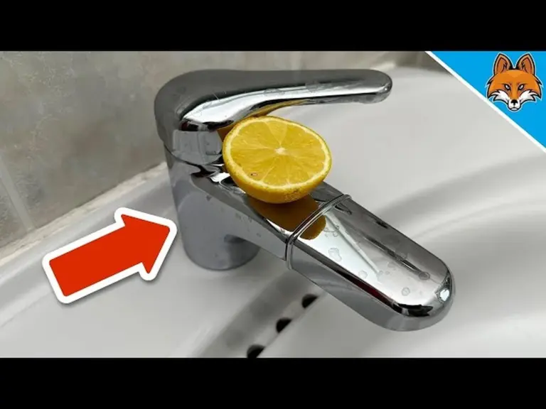 Citrónová kůra na vodní kohoutek: Jak odstranit vodní kámen za 30 sekund