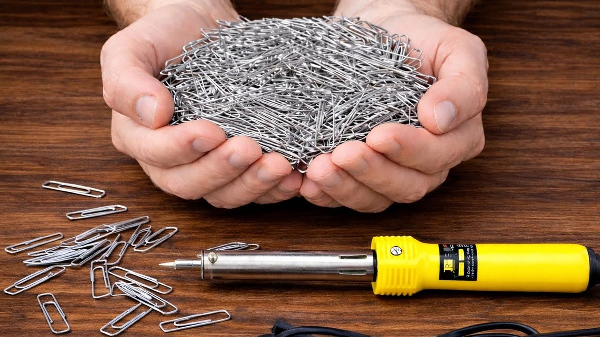 Kancelářské sponky jako univerzální opravný nástroj: Triky, které musíte znát. - image 1