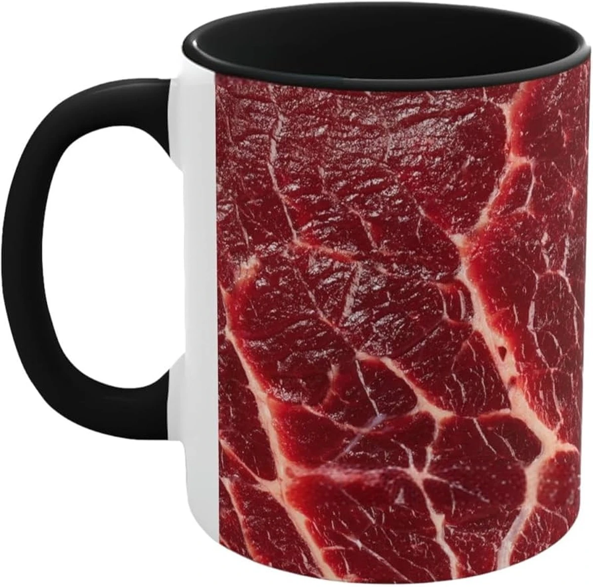 Keramický hrnek s horkou vodou: nejrychlejší způsob rozmrazování masa.