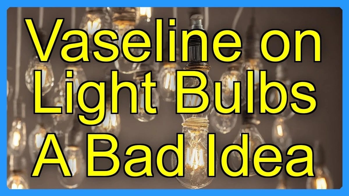 Naneste vazelínu na žárovky: Překvapivý způsob, jak prodloužit jejich životnost.