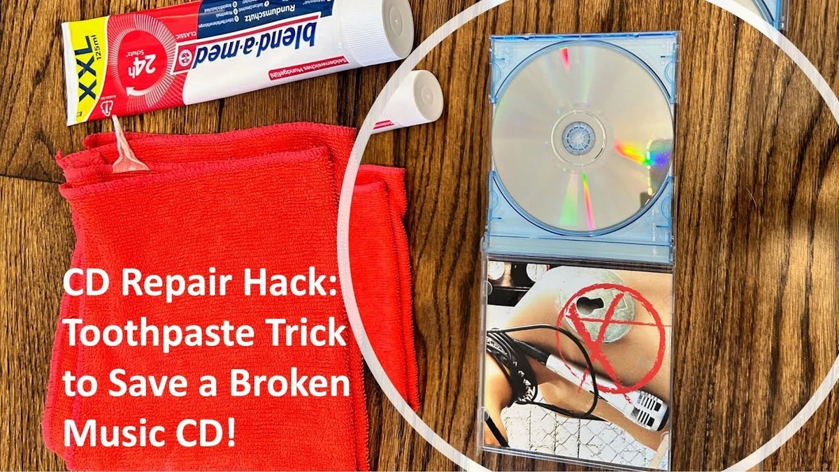 Použijte zubní pastu na poškrábané CD: Nečekaně účinná oprava. - image 2