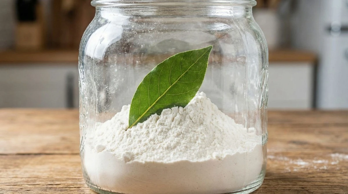 Vložte bobkový list do mouky: starodávný trik proti potravinovým molům.