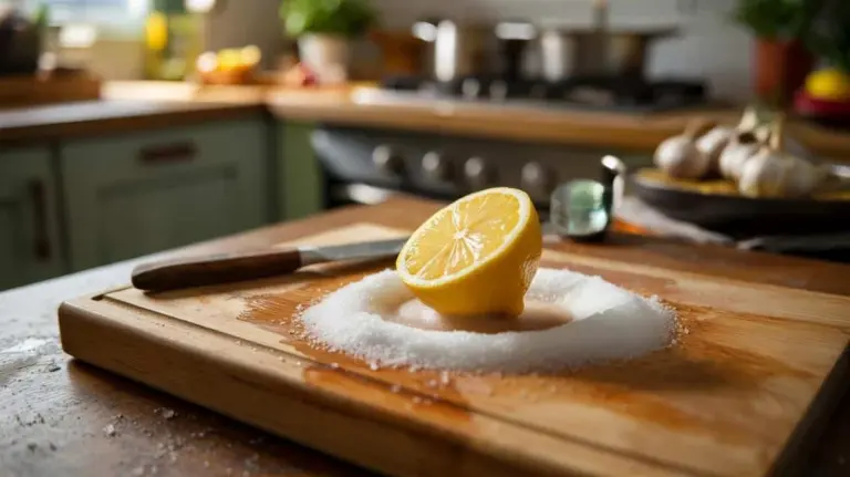 Citron a sůl na znečištěné prkénko: Kuchyňská chemie v praxi