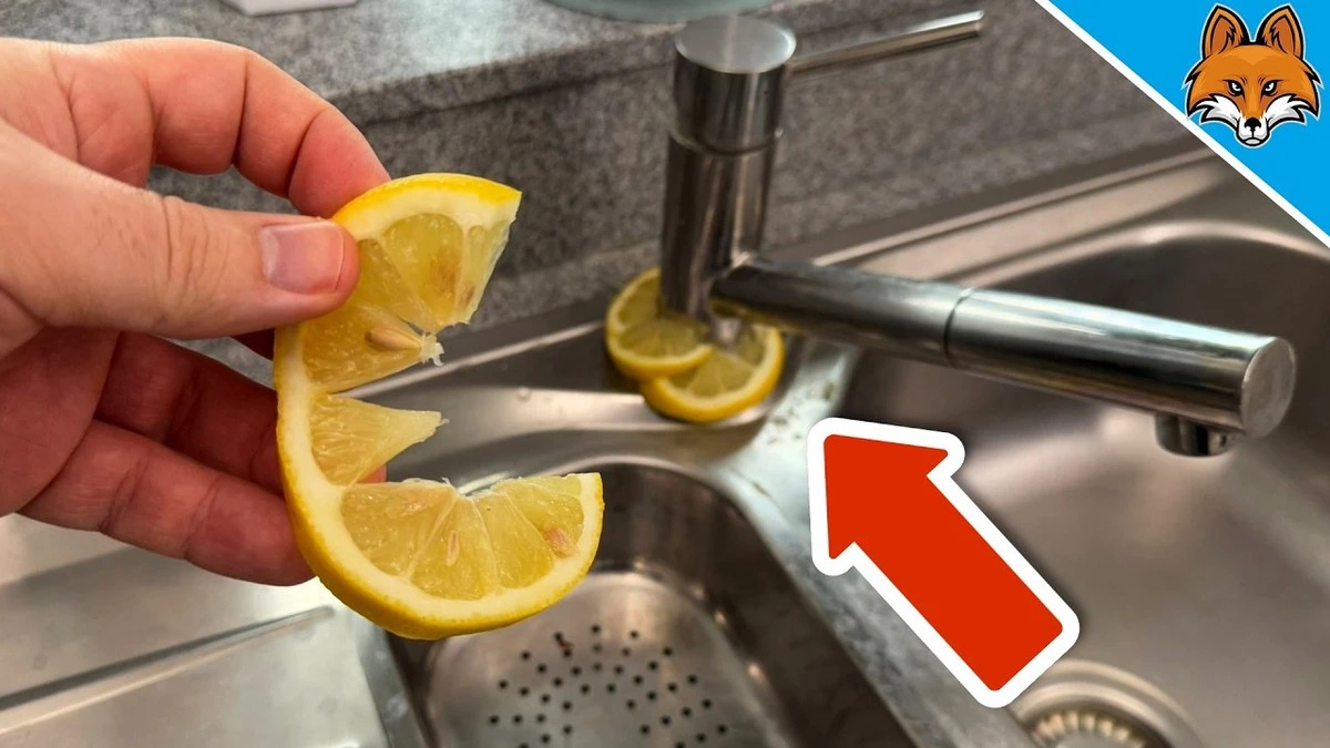 Citronová kůra na vodní kámen: Jak vyčistit kohoutek za 5 minut