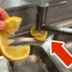 Citrónová kůra na vodovodní baterii: Přírodní řešení proti vodnímu kameni.