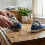 Jedlá soda v botách: Zbavte se zápachu přes noc