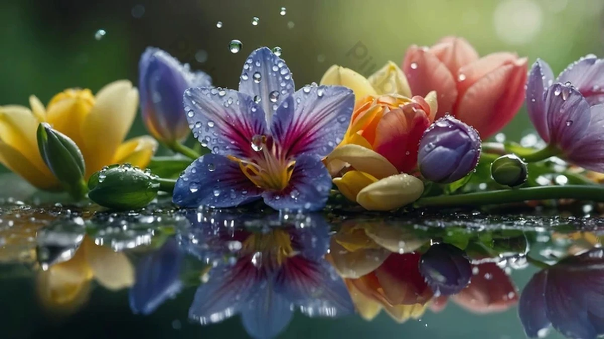 Měděná mince ve váze s tulipány: Prodlužte jejich životnost o týden. - image 1