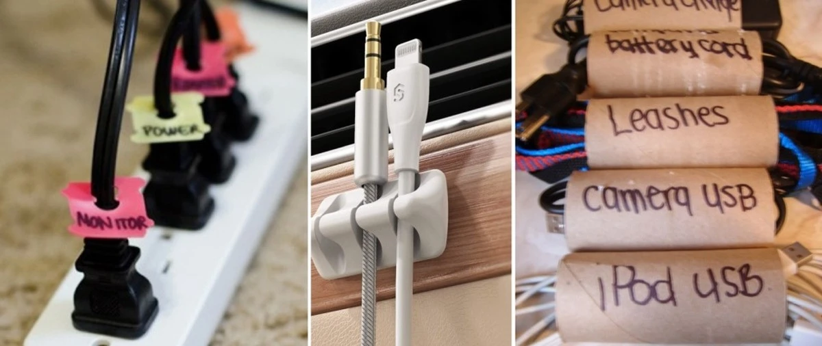 Použijte kancelářské sponky pro organizaci kabelů: levný a efektivní způsob. - image 1