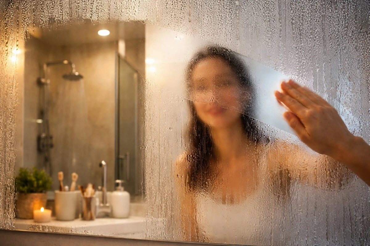 Tenká vrstva vazelíny na zrcadle: Zapomeňte na zamlžování v koupelně - image 2